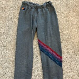 aviator nation stripes sweatpants